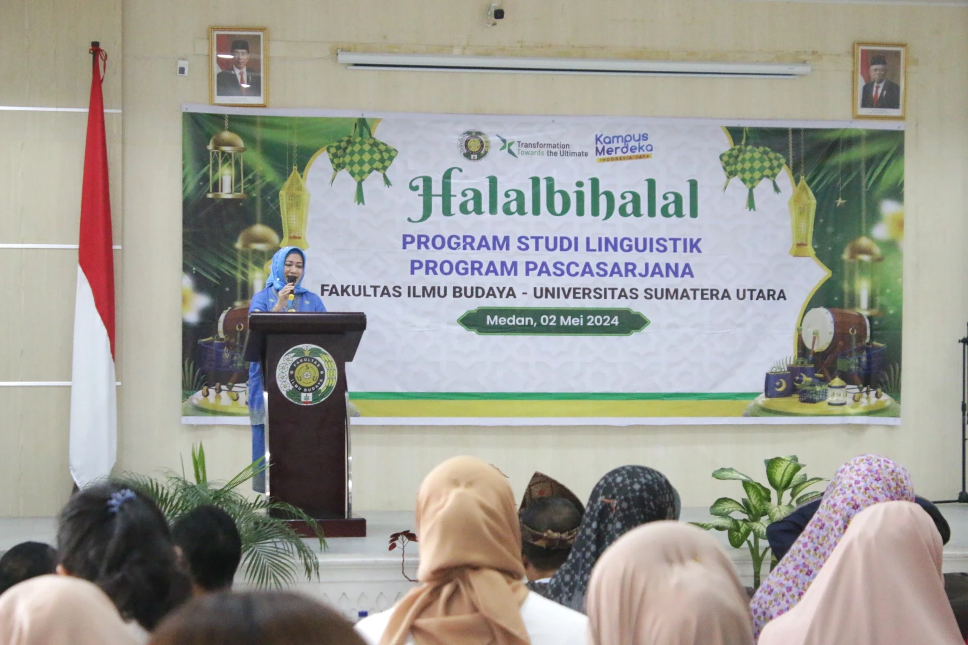 Halalbihalal of FIB USU's Postgraduate Linguistics Study Program